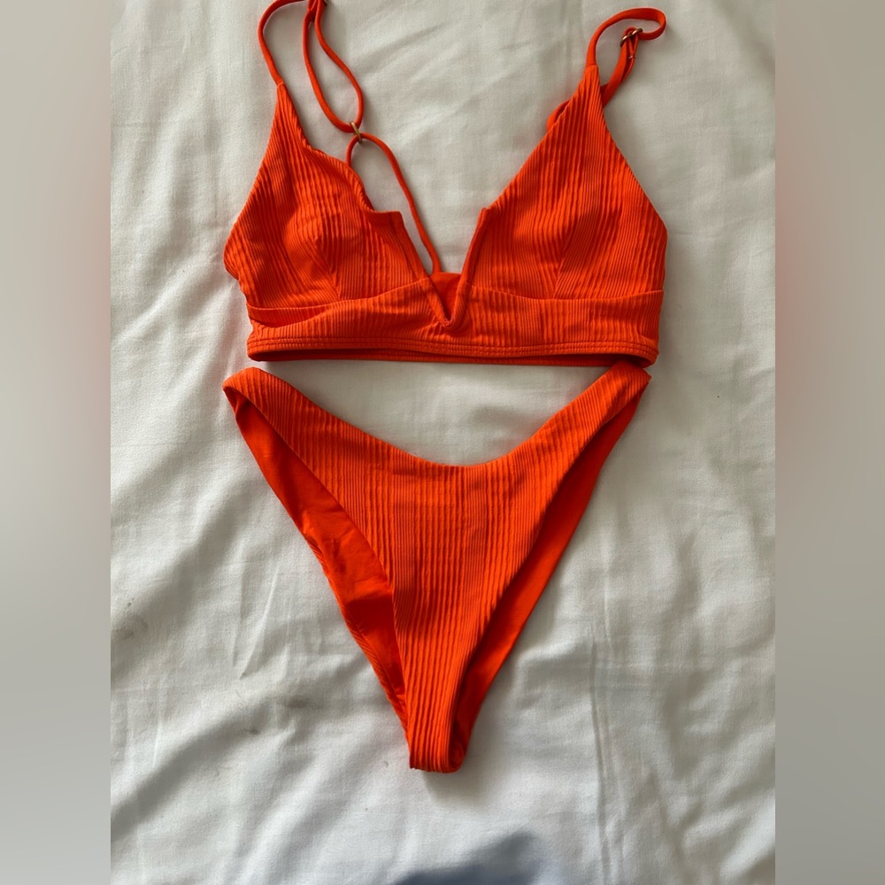 L Space ribbed bathing suit